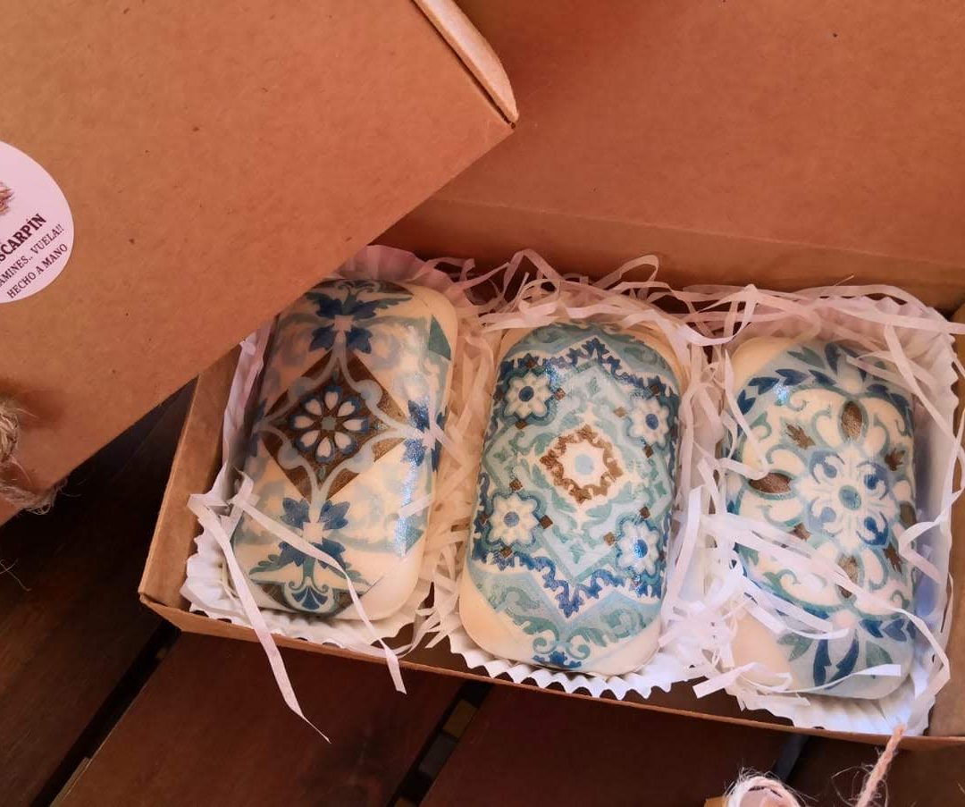 PACK 3 JABONES AZULEJOS