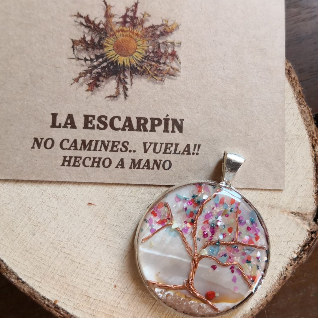 COLGANTE ARBOL DE LA VIDA MULTICOLOR