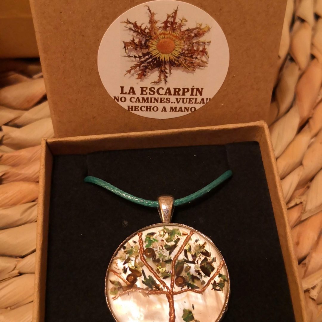 COLGANTE ARBOL DE LA VIDA VERDE