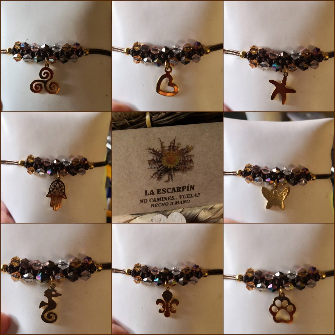 PULSERA CRISTAL GOLD